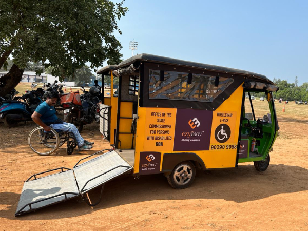 Wheelchair Accessible E-Rickshaw