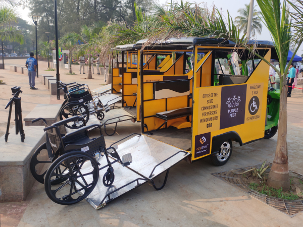 Wheelchair Accessible E-Rickshaw