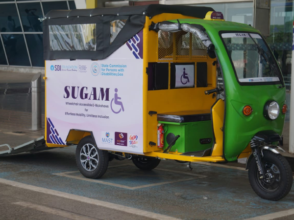 Wheelchair Accessible E-Rickshaw